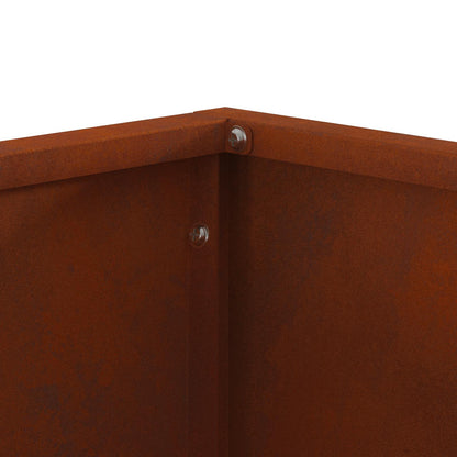 vidaXL Fire Pit Brown 60 x 60 x 40 cm Weathering steel