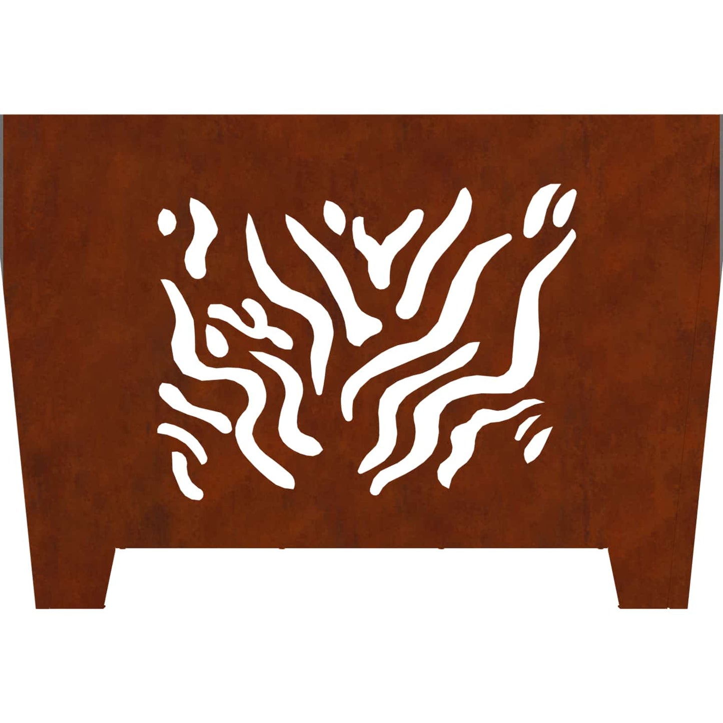 vidaXL Fire Pit Brown 60 x 60 x 40 cm Weathering steel