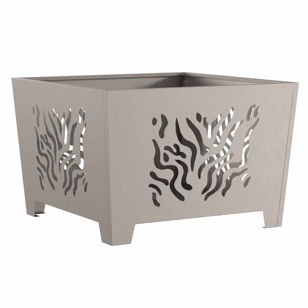 vidaXL Fire Pit Brown 60 x 60 x 40 cm Weathering steel