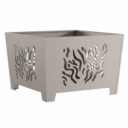 vidaXL Fire Pit Brown 60 x 60 x 40 cm Weathering steel