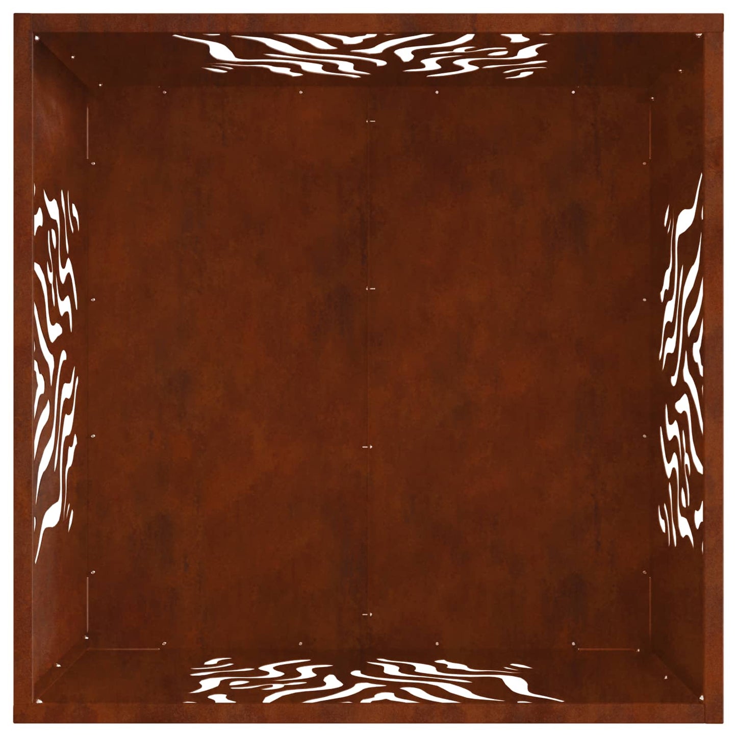 vidaXL Fire Pit Brown 60 x 60 x 40 cm Weathering steel