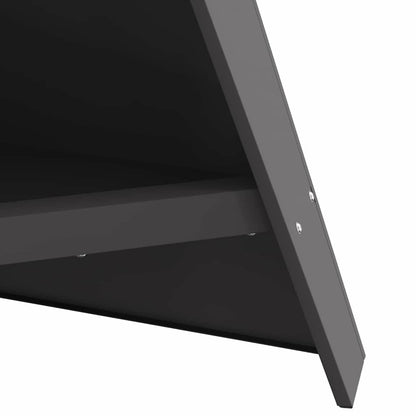 vidaXL Fire Pit Black 58 x 40 x 100 cm Cold-rolled steel