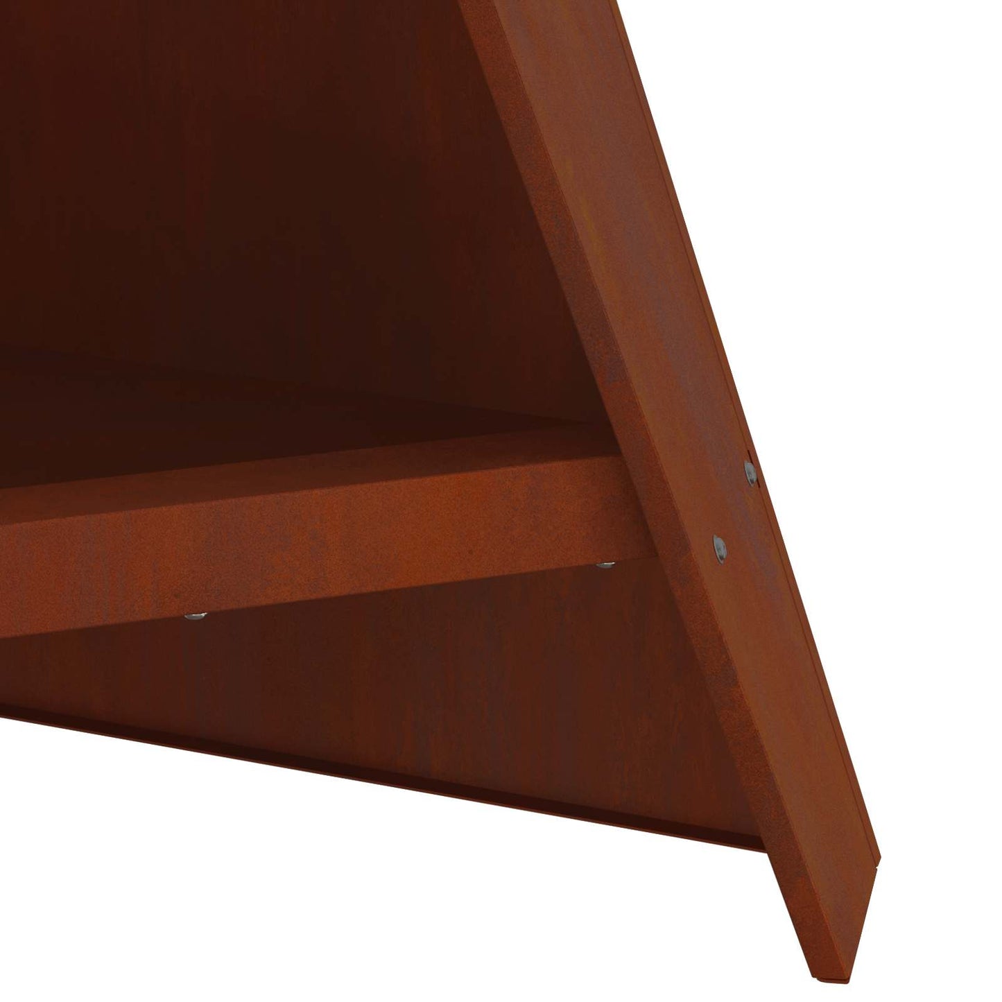 vidaXL Fire Pit Brown 58 x 40 x 100 cm Weathering Steel