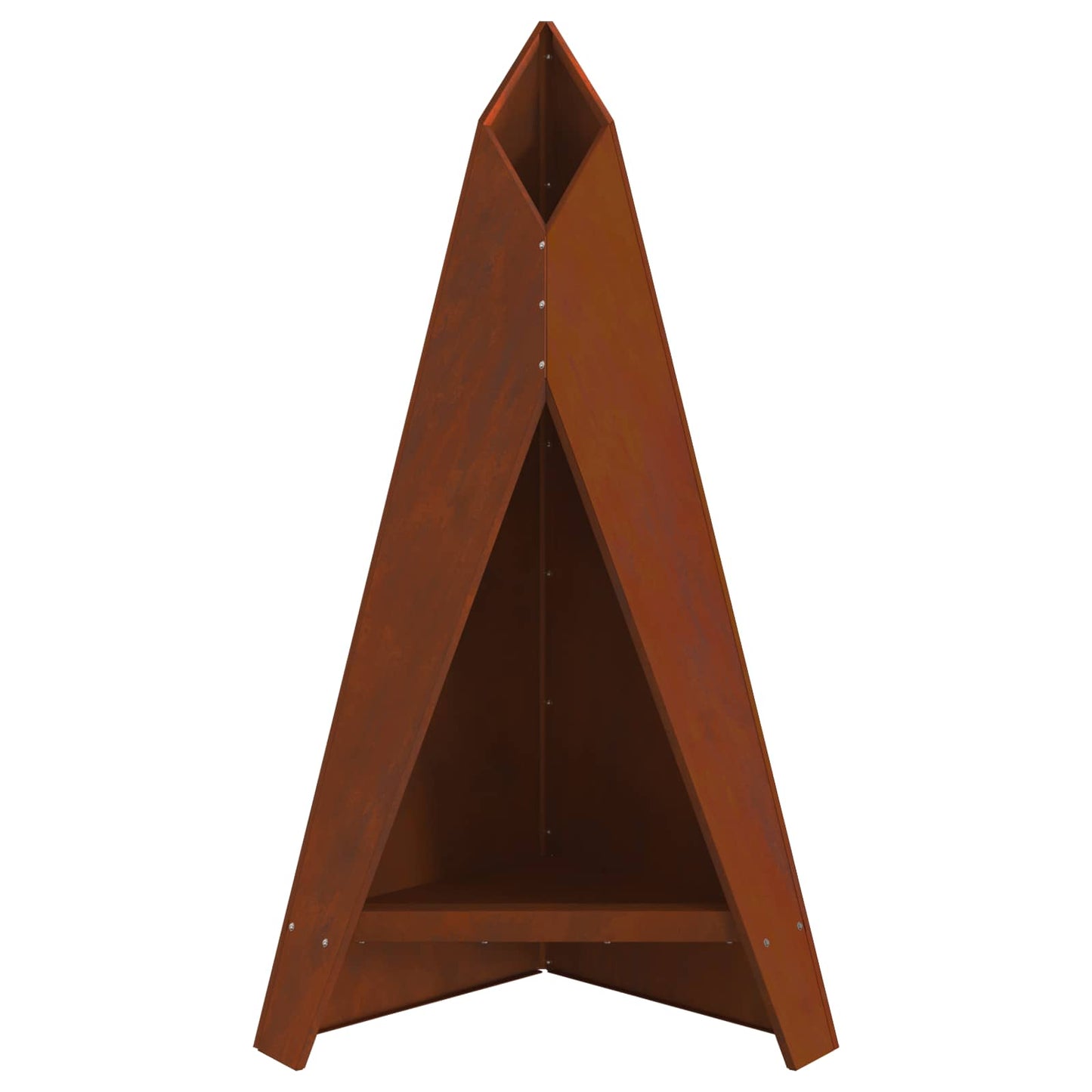 vidaXL Fire Pit Brown 58 x 40 x 100 cm Weathering Steel