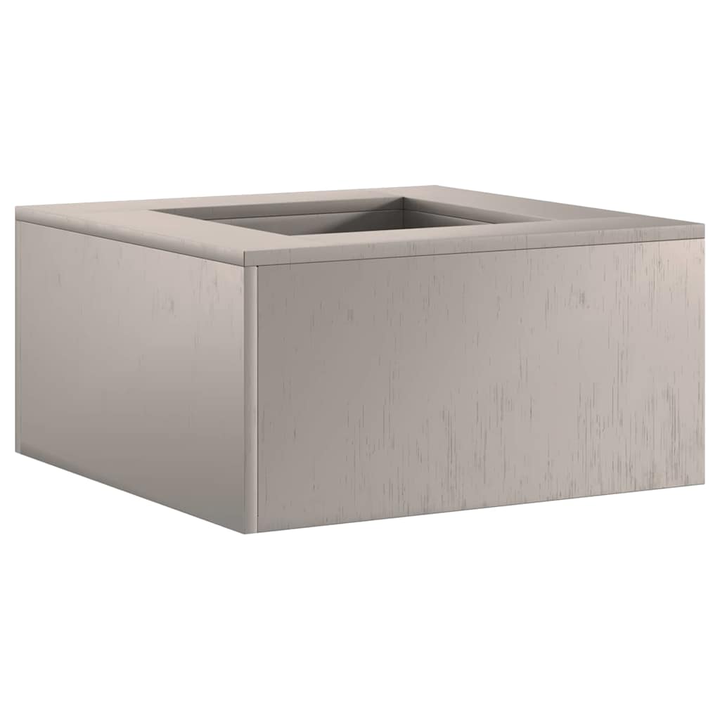 vidaXL Fire Pit Brown 60 x 60 x 30 cm Weathering Steel