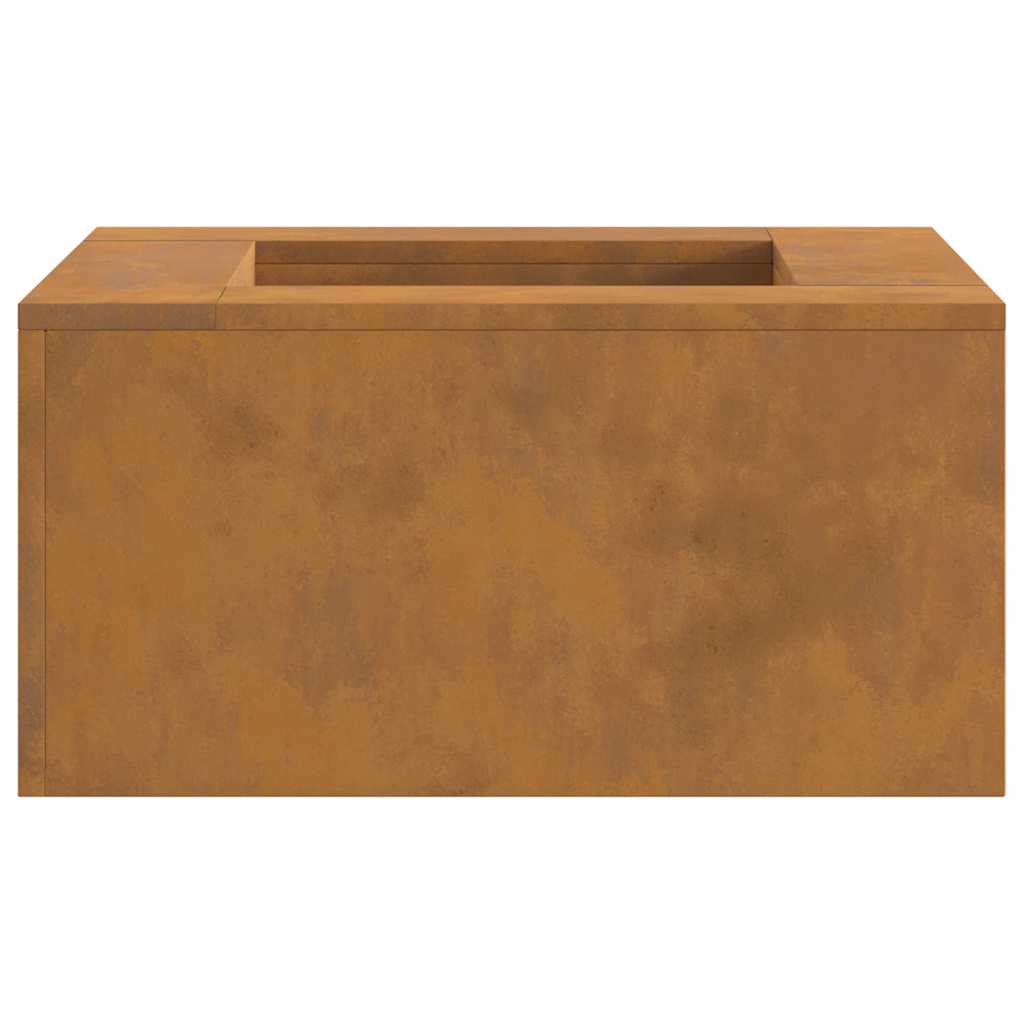 vidaXL Fire Pit Brown 60 x 60 x 30 cm Weathering steel