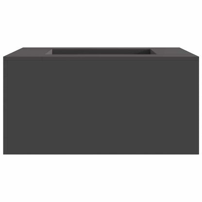 vidaXL Fire Pit Black 80 x 80 x 40 cm Cold-rolled steel