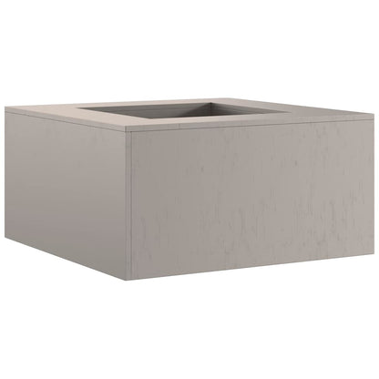 vidaXL Fire Pit Brown 80 x 80 x 40 cm Weathering Steel