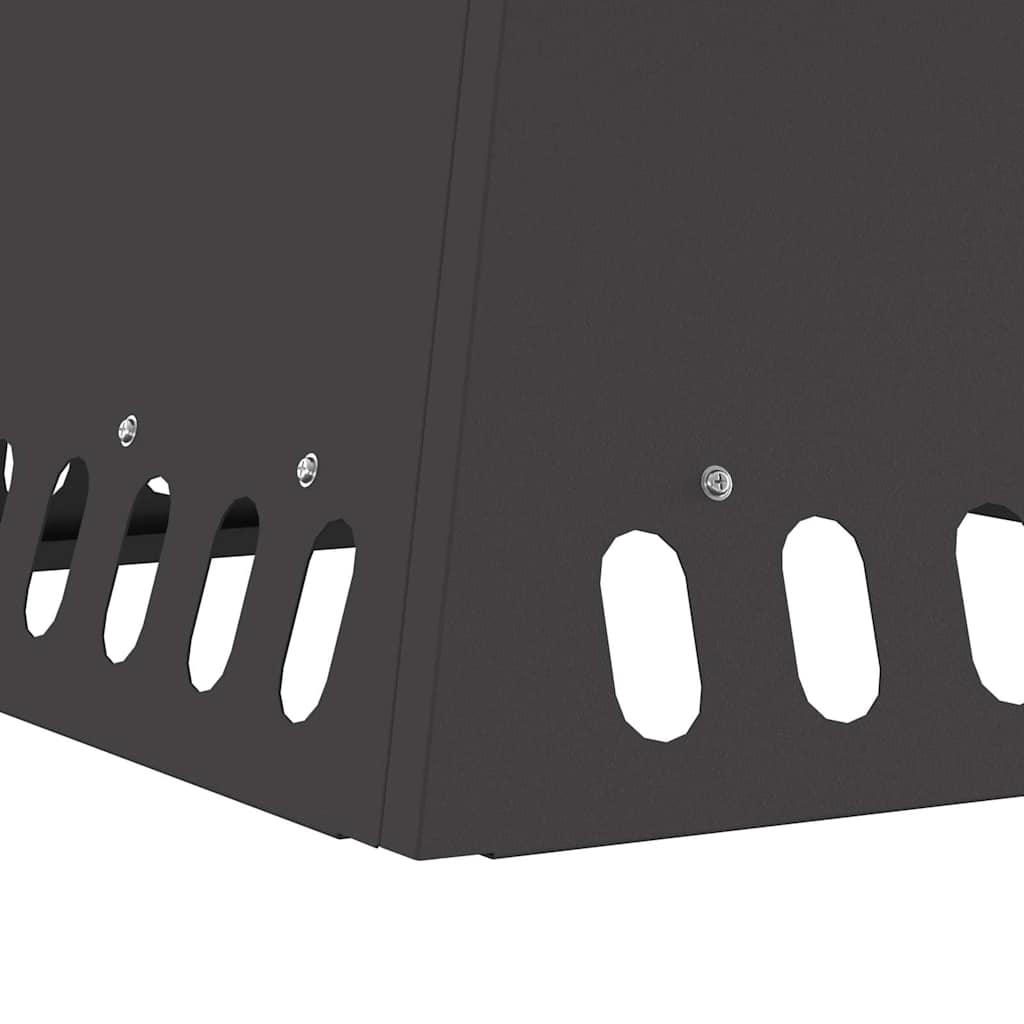 vidaXL Fire Pit Black 48 x 48 x 40 cm Cold-rolled steel