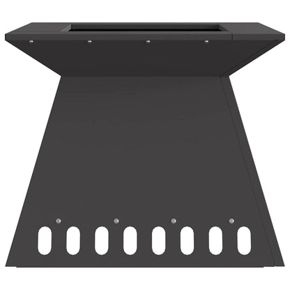 vidaXL Fire Pit Black 48 x 48 x 40 cm Cold-rolled steel