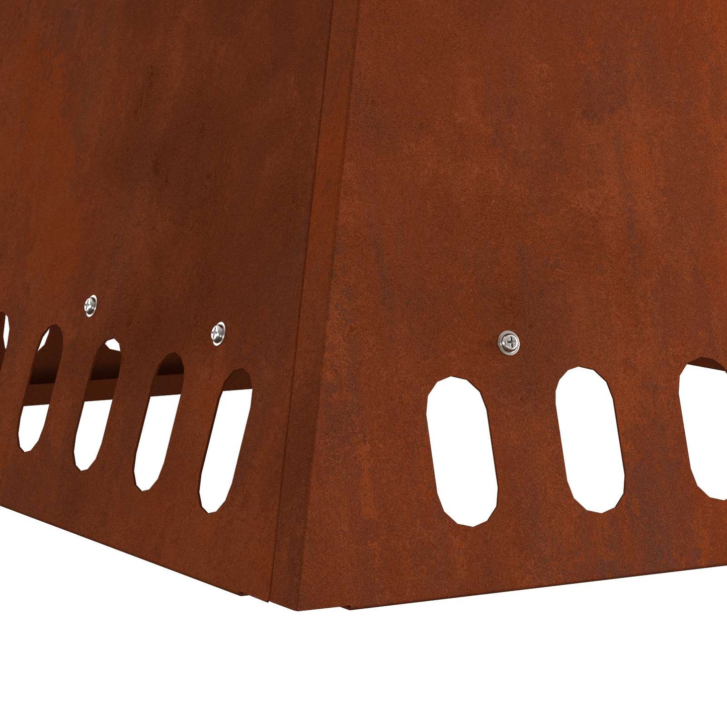 vidaXL Fire Pit Brown 48 x 48 x 40 cm Weathering Steel