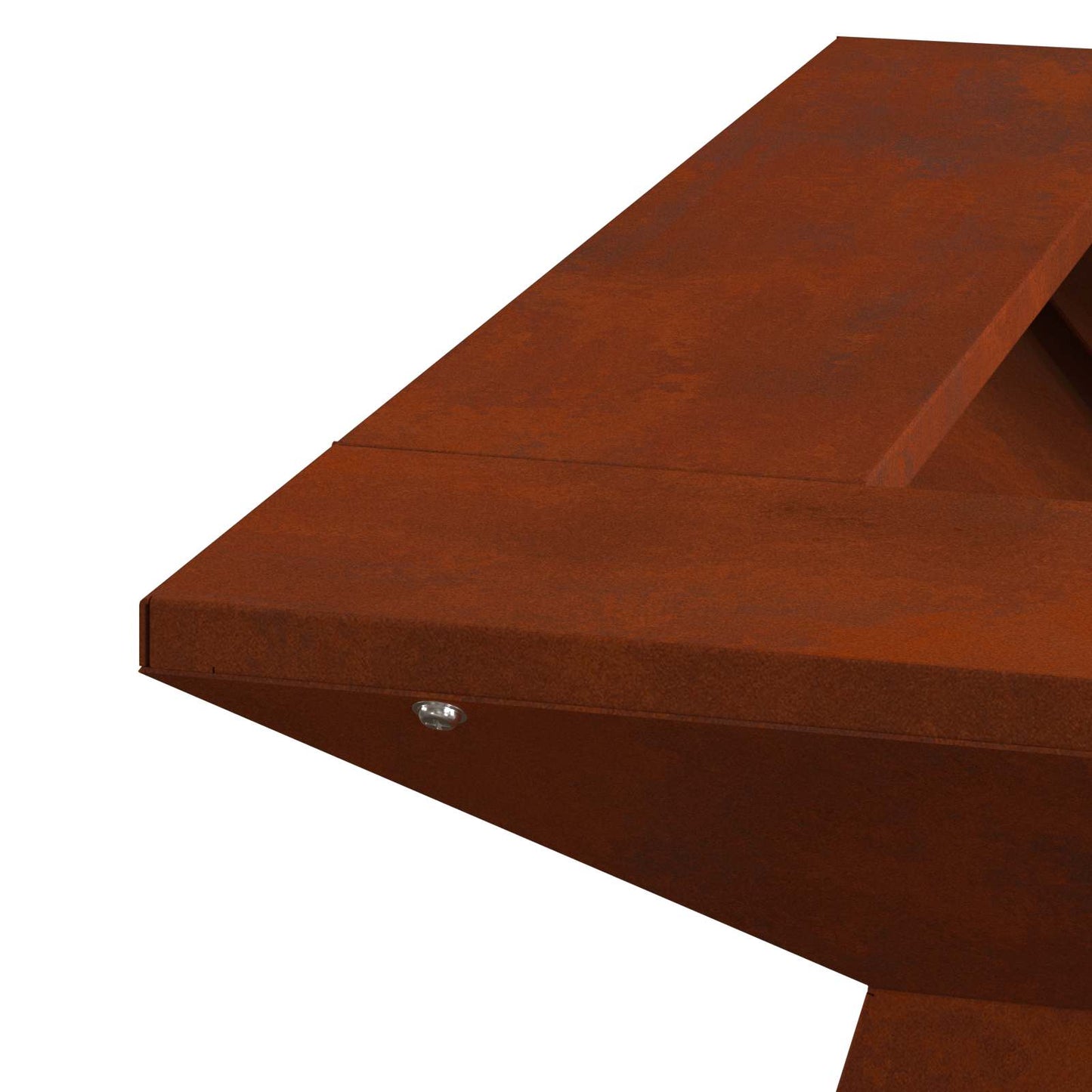 vidaXL Fire Pit Brown 48 x 48 x 40 cm Weathering Steel