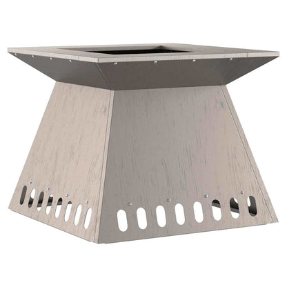 vidaXL Fire Pit Brown 48 x 48 x 40 cm Weathering Steel
