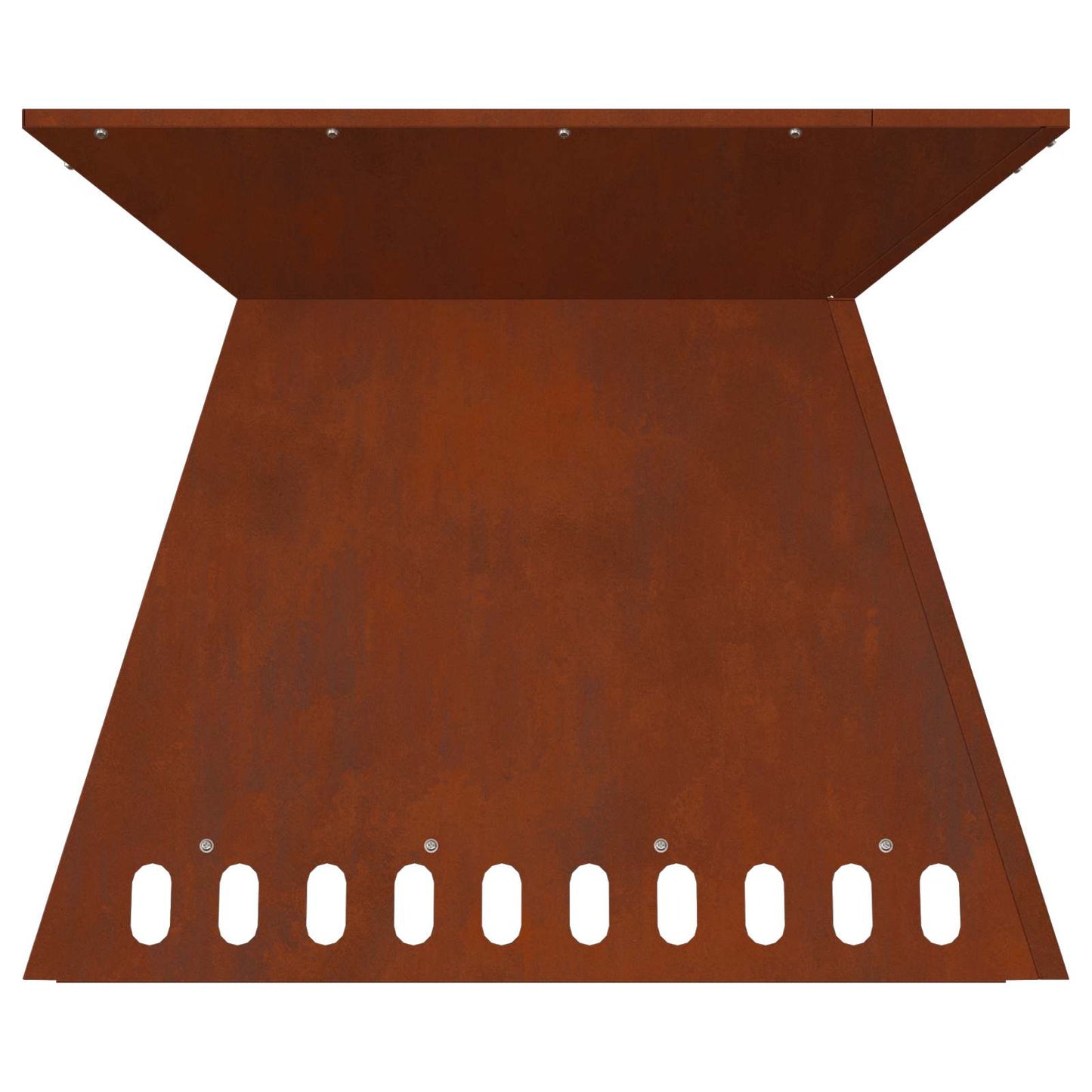 vidaXL Fire Pit Brown 60 x 60 x 50 cm Weathering Steel