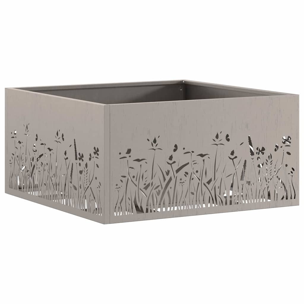vidaXL Fire Pit Brown 60 x 60 x 30 cm Weathering Steel