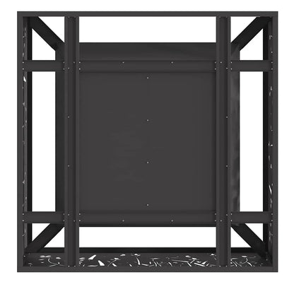 vidaXL Fire Pit Black 80 x 80 x 30 cm Cold-rolled steel