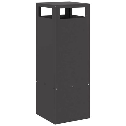 vidaXL Fire Pit Black 35 x 35 x 100 cm Cold-rolled steel