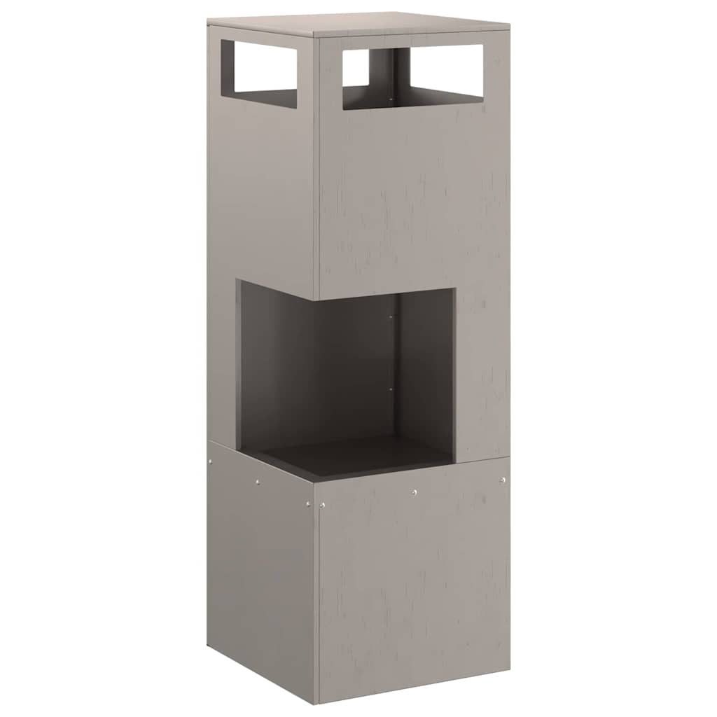 vidaXL Fire Pit Brown 35 x 35 x 100 cm Weathering Steel