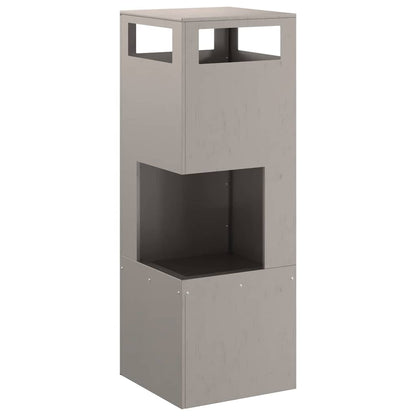 vidaXL Fire Pit Brown 35 x 35 x 100 cm Weathering Steel