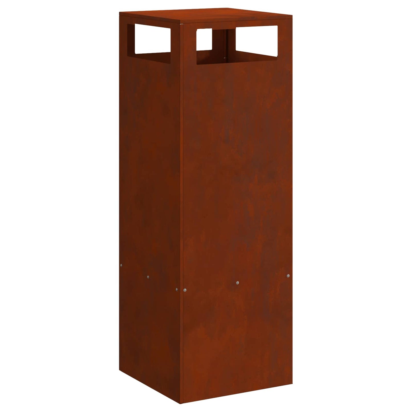 vidaXL Fire Pit Brown 35 x 35 x 100 cm Weathering Steel