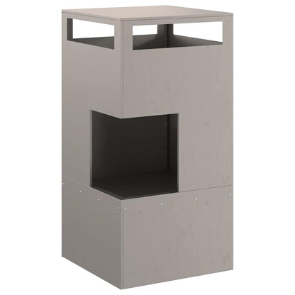 vidaXL Fire Pit Brown 50 x 50 x 100 cm Weathering Steel