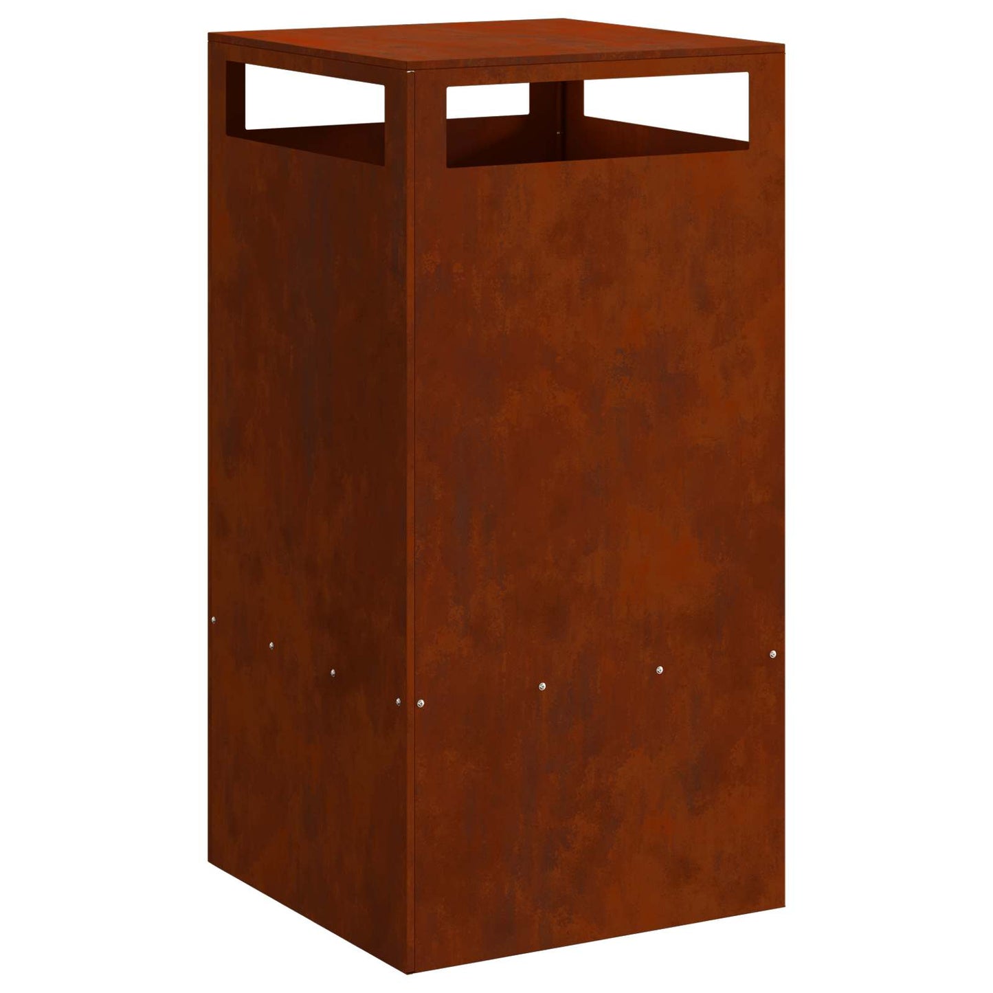 vidaXL Fire Pit Brown 50 x 50 x 100 cm Weathering Steel