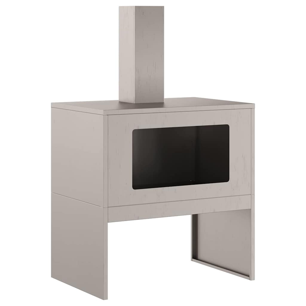 vidaXL Fire Pit Brown 60 x 40 x 96 cm Weathering Steel