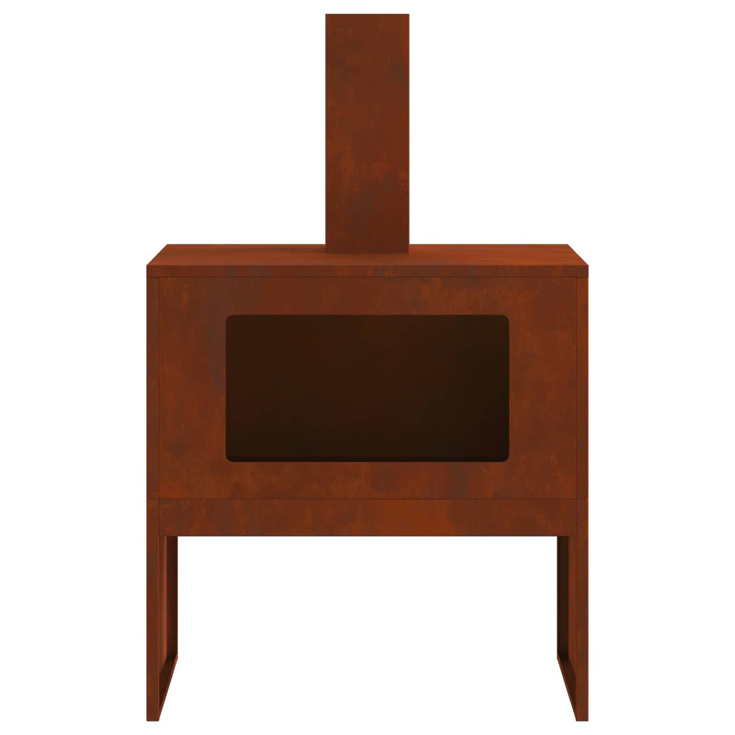 vidaXL Fire Pit Brown 60 x 40 x 96 cm Weathering Steel