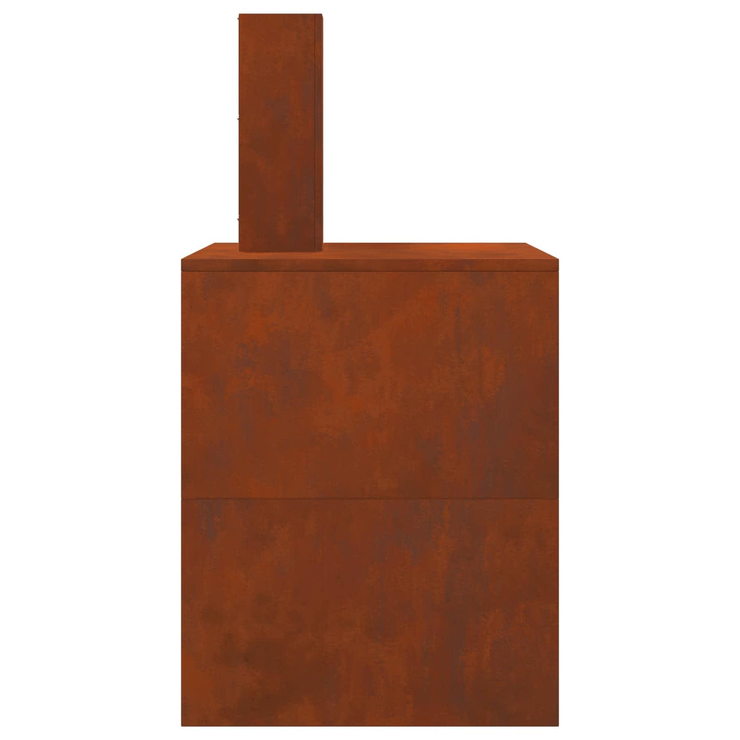 vidaXL Fire Pit Brown 80 x 50 x 96 cm Weathering Steel