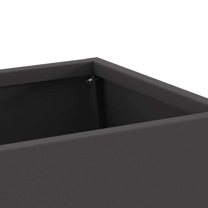 vidaXL Fire Pit Black 60 x 35 x 100 cm Steel