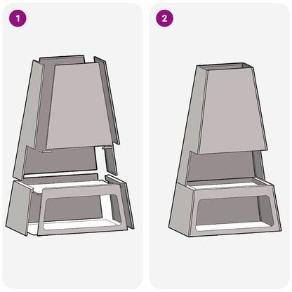 vidaXL Fire Pit Black 60 x 35 x 100 cm Steel