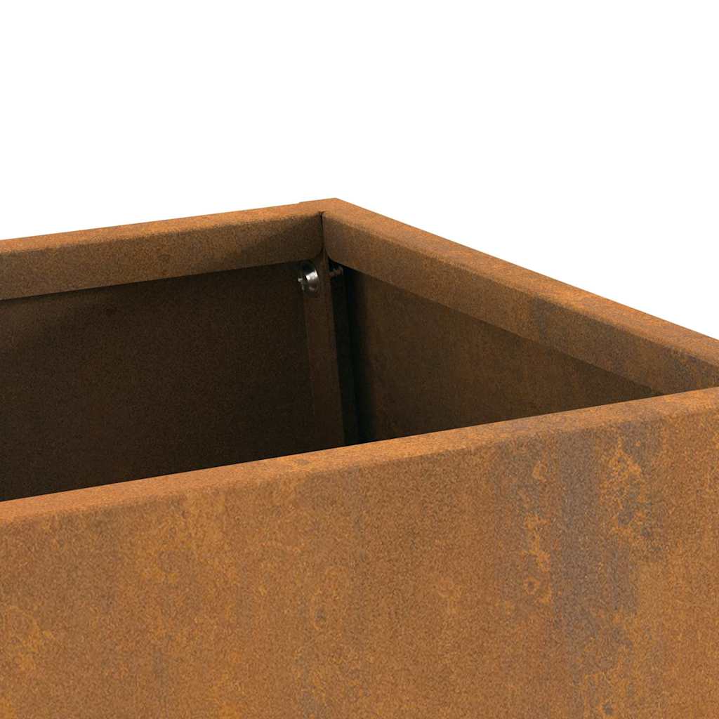 vidaXL Fire Pit Brown 60 x 35 x 100 cm Weathering steel