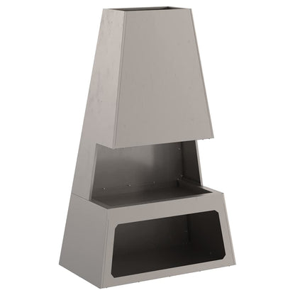 vidaXL Fire Pit Brown 60 x 35 x 100 cm Weathering steel