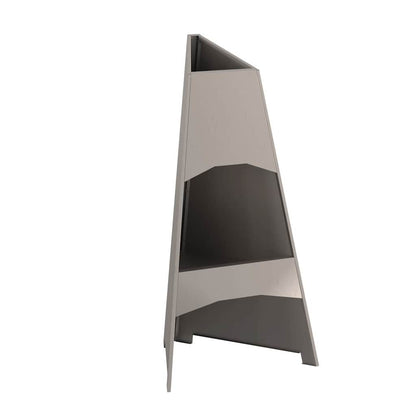 vidaXL Fire Pit Brown 50 x 50 x 95 cm Weathering Steel