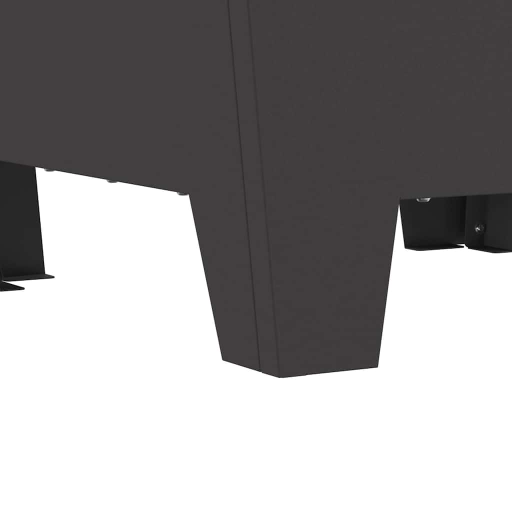 vidaXL Fire Pit Black 50 x 50 x 38 cm Cold-rolled steel