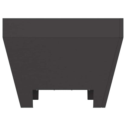 vidaXL Fire Pit Black 50 x 50 x 38 cm Cold-rolled steel