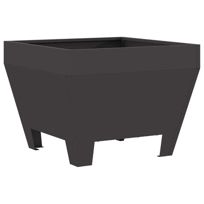 vidaXL Fire Pit Black 50 x 50 x 38 cm Cold-rolled steel