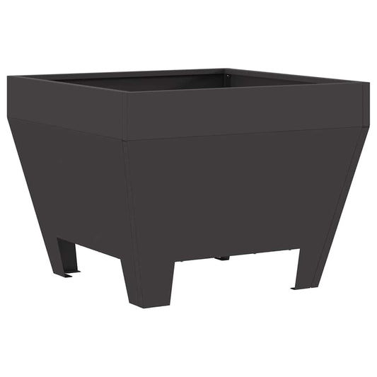 vidaXL Fire Pit Black 50 x 50 x 38 cm Cold-rolled steel