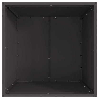 vidaXL Fire Pit Black 50 x 50 x 38 cm Cold-rolled steel