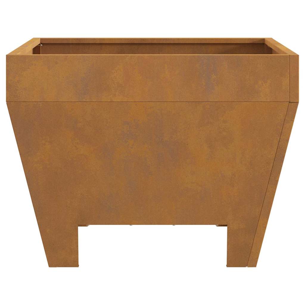 vidaXL Fire Pit Brown 50 x 50 x 38 cm Weathering steel
