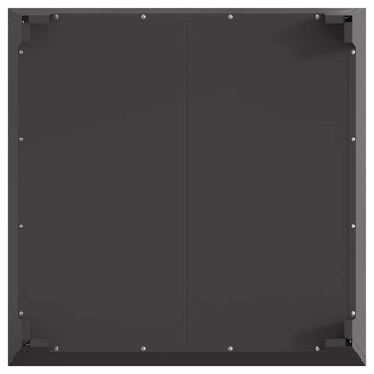 vidaXL Fire Pit Black 80 x 80 x 43 cm Cold-rolled steel