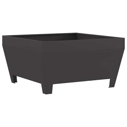 vidaXL Fire Pit Black 80 x 80 x 43 cm Cold-rolled steel