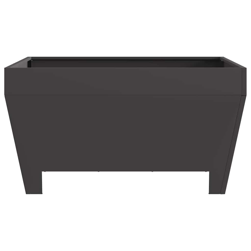 vidaXL Fire Pit Black 80 x 80 x 43 cm Cold-rolled steel