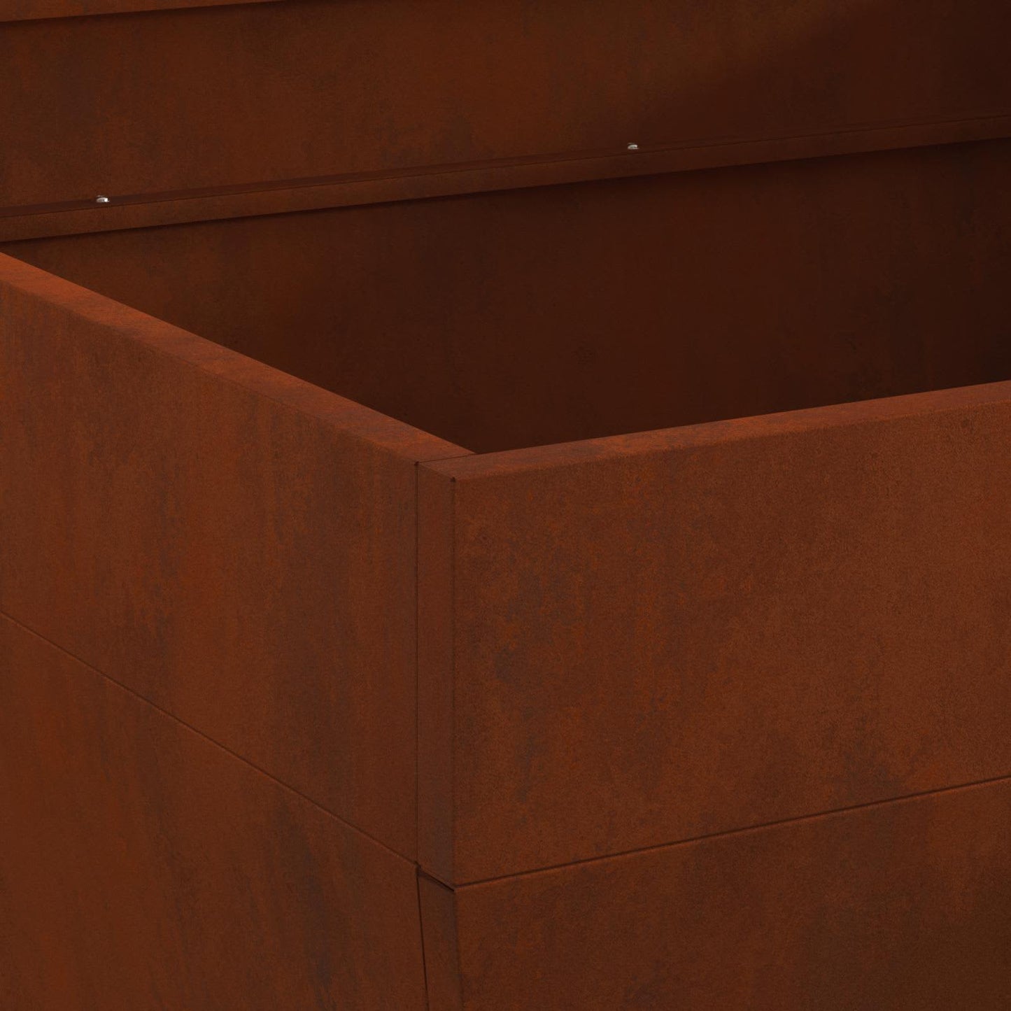 vidaXL Fire Pit Brown 80 x 80 x 43 cm Weathering Steel