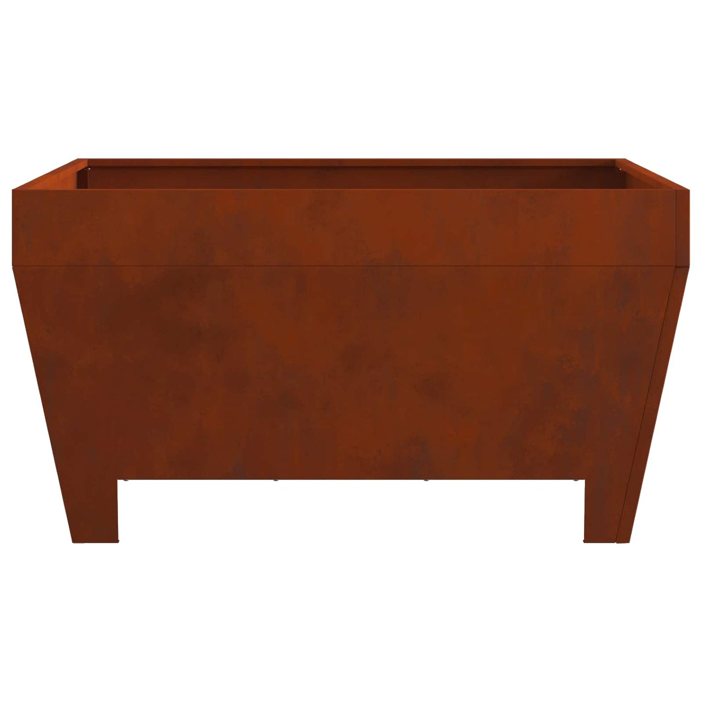 vidaXL Fire Pit Brown 80 x 80 x 43 cm Weathering Steel