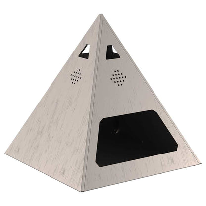 vidaXL Fire Pit Brown 50 x 50 x 51 cm Weathering Steel
