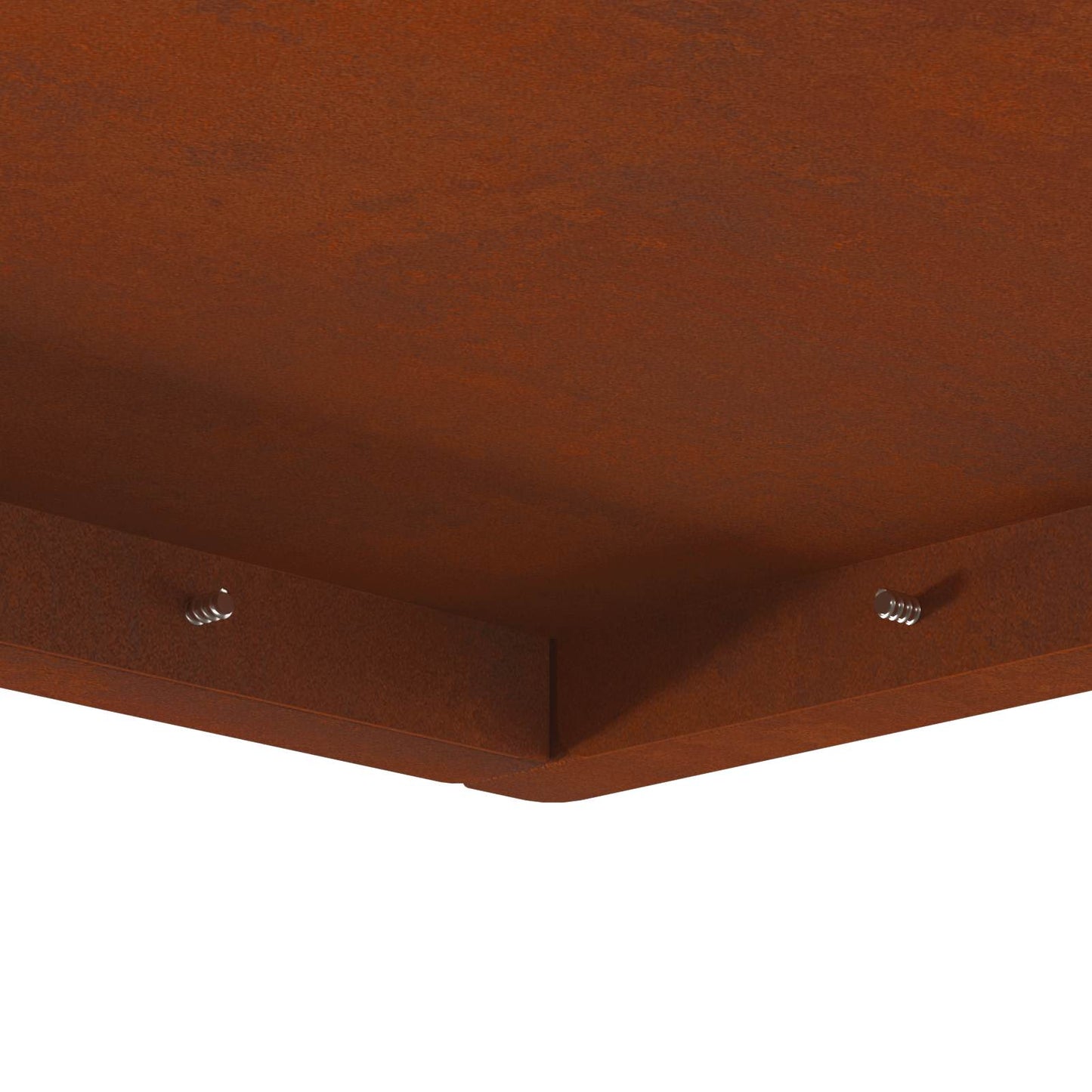 vidaXL Fire Pit Brown 60 x 60 x 30 cm Weathering Steel