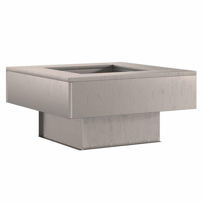 vidaXL Fire Pit Brown 60 x 60 x 30 cm Weathering Steel