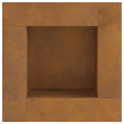 vidaXL Fire Pit Brown 60 x 60 x 30 cm Weathering steel