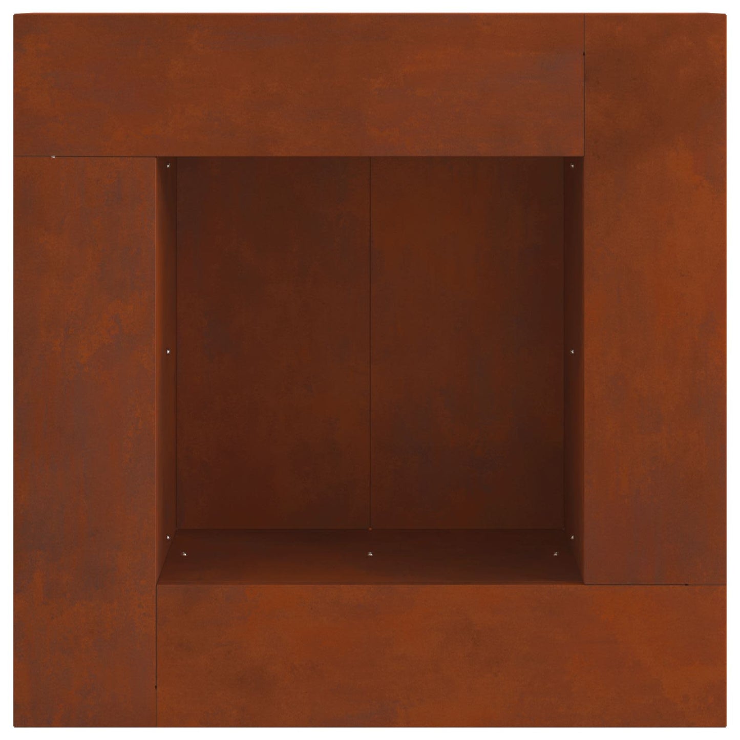 vidaXL Fire Pit Brown 60 x 60 x 30 cm Weathering Steel